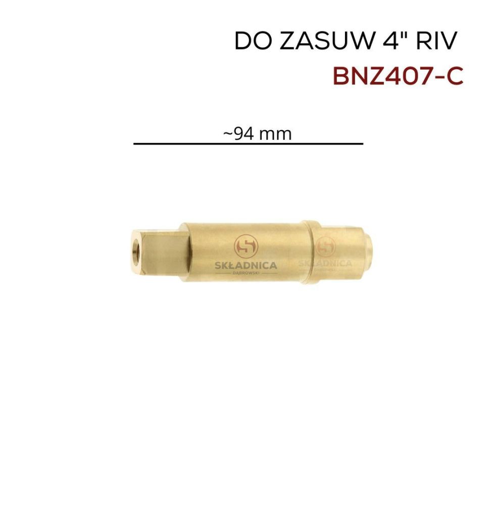 TRZPIEŃ RIV "4" Z DZWIGNIĄ RĘCZNĄ [BNZ407-C]