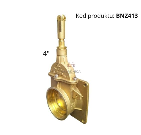 ZASUWA MOSIĘŻNA HYD. 4"  GWINT M114 / PŁ [BNZ413]
