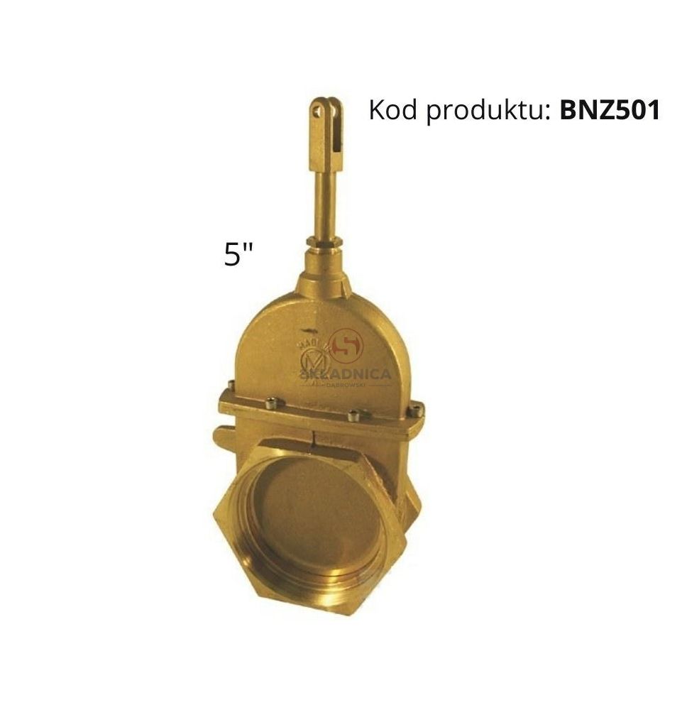 ZASUWA MOSIĘŻNA HYD. 5"  GWINT M139 / GW [BNZ501]