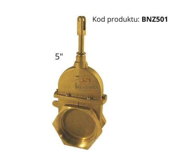 ZASUWA MOSIĘŻNA HYD. 5"  GWINT M139 / GW [BNZ501]