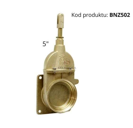 ZASUWA MOSIĘŻNA HYD. 5"  GWINT M139 / PŁ [BNZ502]