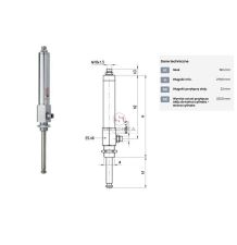 SIŁOWNIK DO ZASUWY 4" 5" 6"   DWUSTRONNY [BNZ600-B]