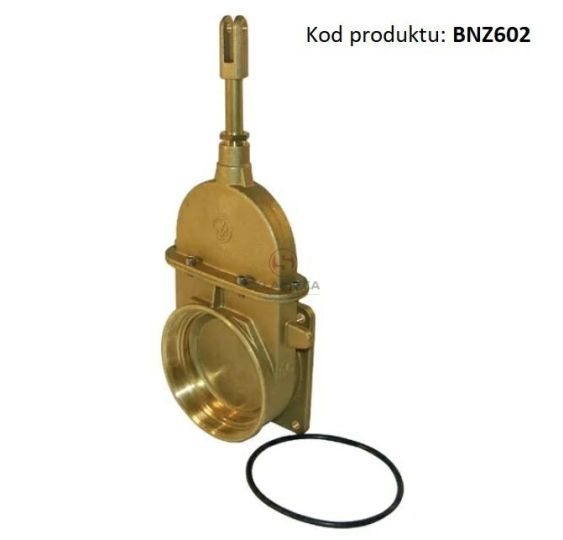 ZASUWA MOSIĘŻNA HYD. 6"  GWINT M165 / PŁ [BNZ602]