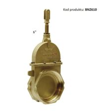 ZASUWA MOSIĘŻNA HYD. 6"  GWINT M165 / GW [BNZ610]