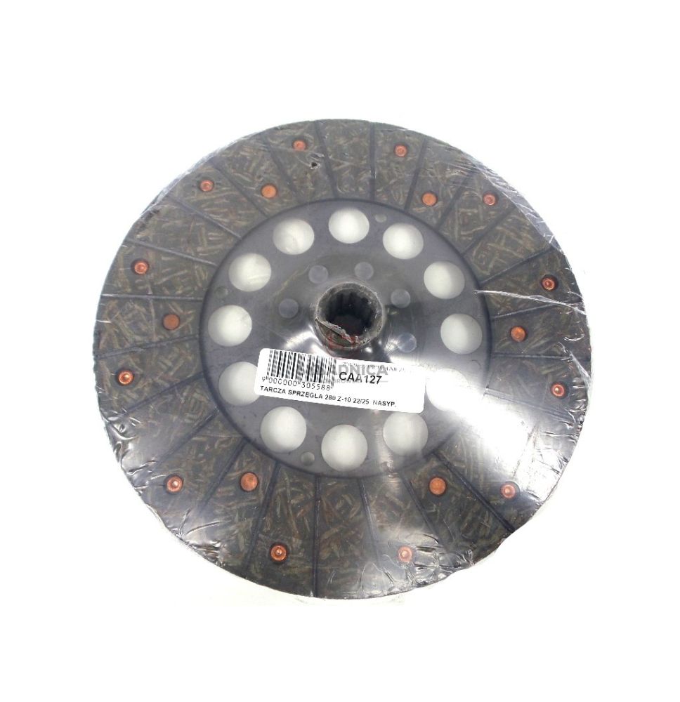 TARCZA SPRZĘGŁA  Z-10 22/25 280  NASYP. [CAA127]