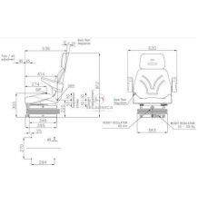 SIEDZENIE MECHANICZNE AMA [CAK150]