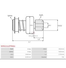 ZESPÓŁ SPRZĘGAJĄCY Z-10 L- 76,50 MAHLE [CAS636]