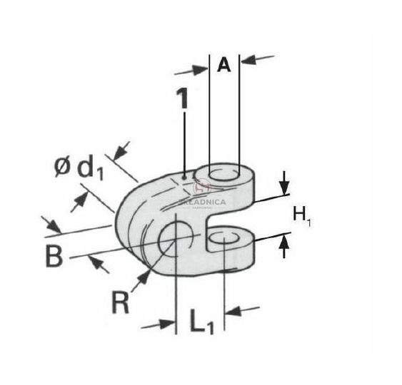 KOŃCOWKA ŁĄCZNIKA 35,2*63 [CAZ472-W]