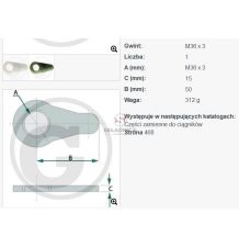 NAKRĘTKA KONTRUJĄCA M36*3L [CAZ763]