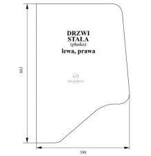 SZYBA DRZWI [CCK113]