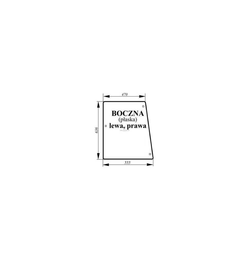 SZYBA BOCZNA [CCK132]