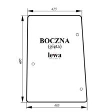 SZYBA BOCZNA LEWA [CCK137]
