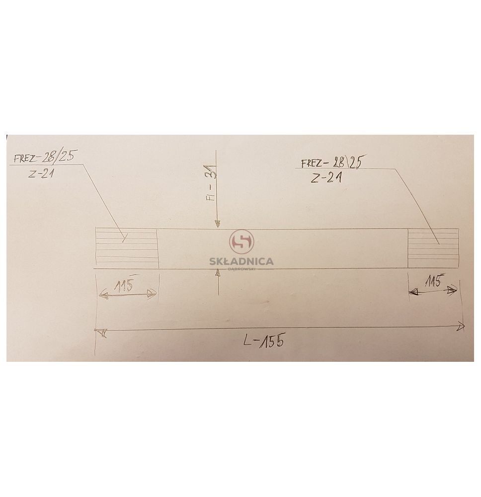 WAŁEK L-1550  Z21 28/25 + Z21 28/25 [CCM215]