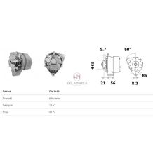 ALTERNATOR 14V 33 A ISKRA [CDS683]
