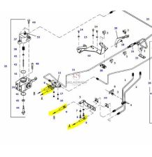 PRZEWÓD HAMULCOWY ELAST. L-500 [CFD407]