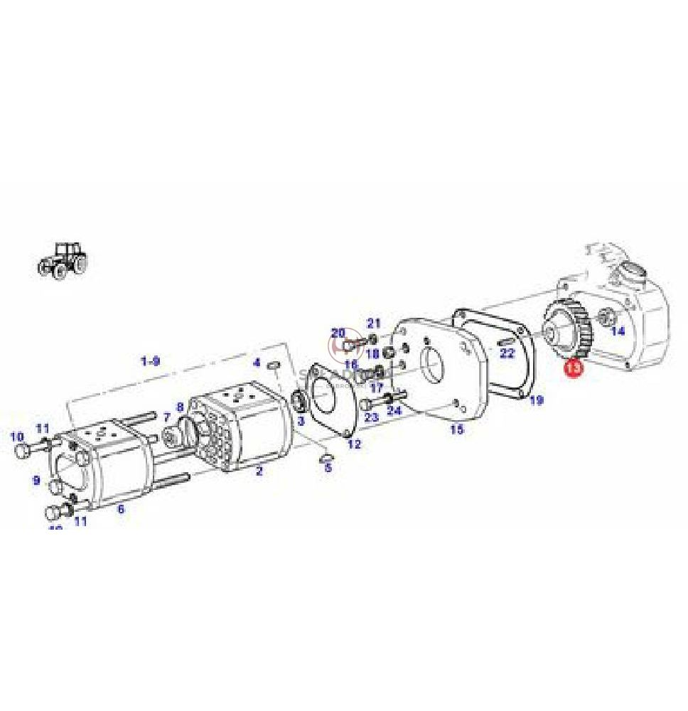 KOŁO ZĘBATE Z-32 [CFH109]