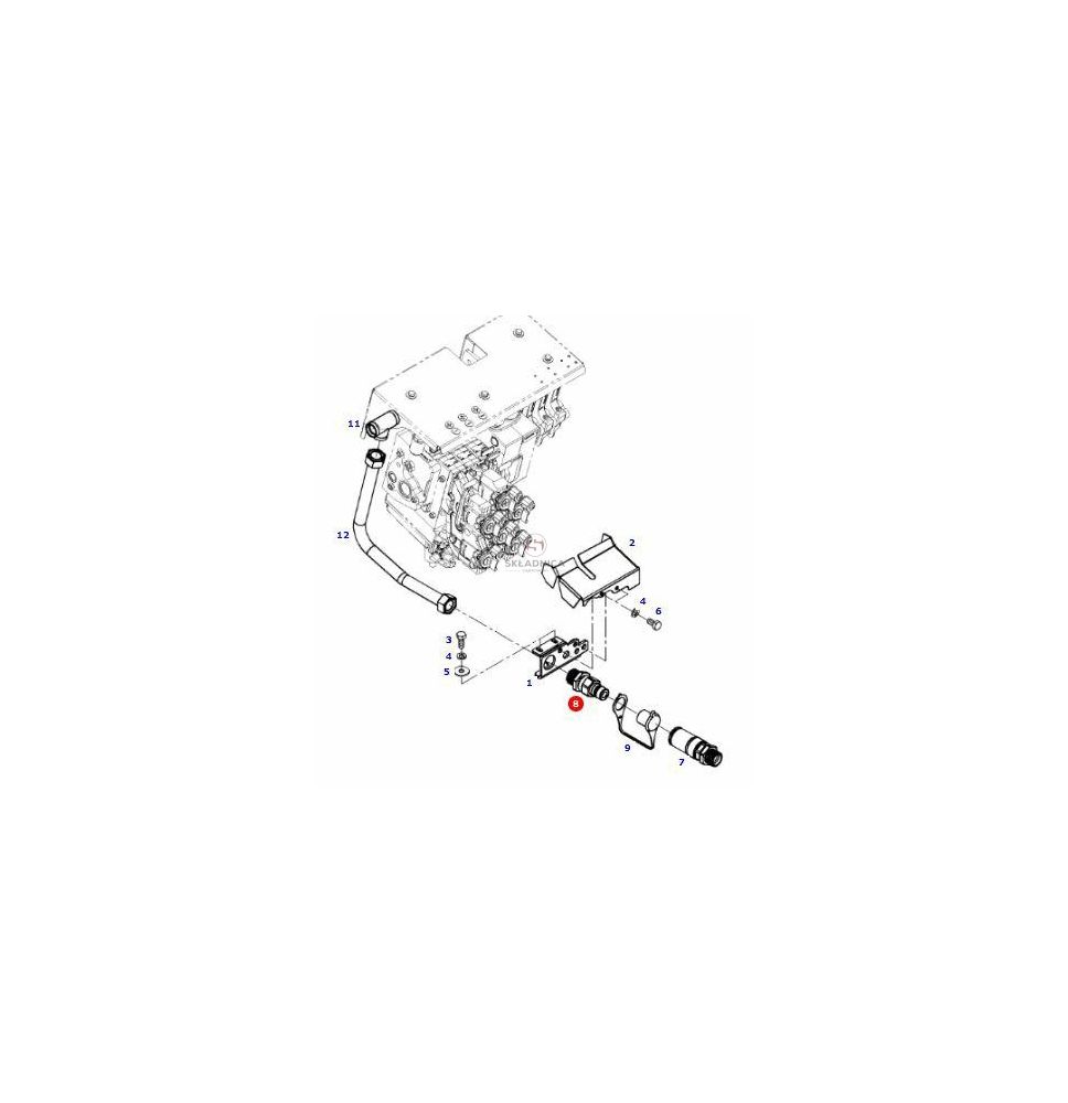 SZYBKOZŁACZE HYD. PAVI 3/4` WTYCZKA      [CFH346-AGCO]