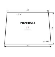 SZYBA PRZEDANI FENDT [CFK111]