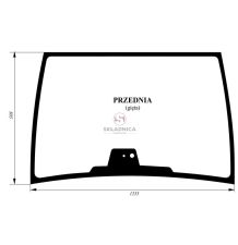 SZYBA PRZEDNIA FENDT ŁUK [CFK119]