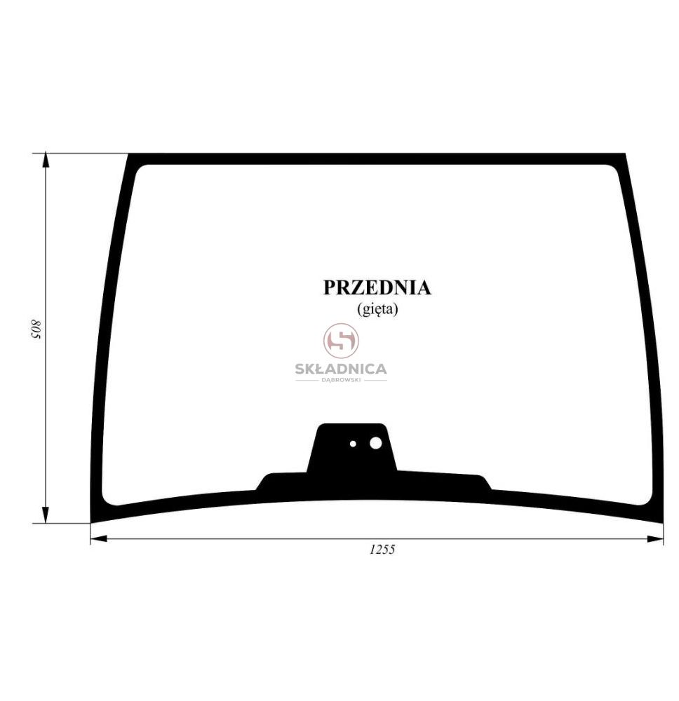 SZYBA PRZEDNIA FENDT ŁUK [CFK119]