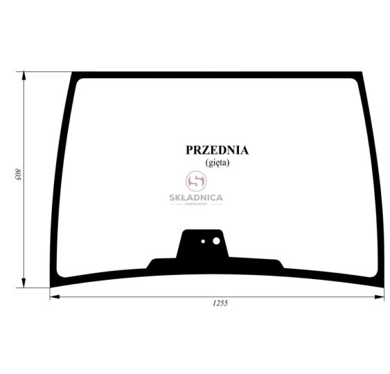 SZYBA PRZEDNIA FENDT ŁUK [CFK119]