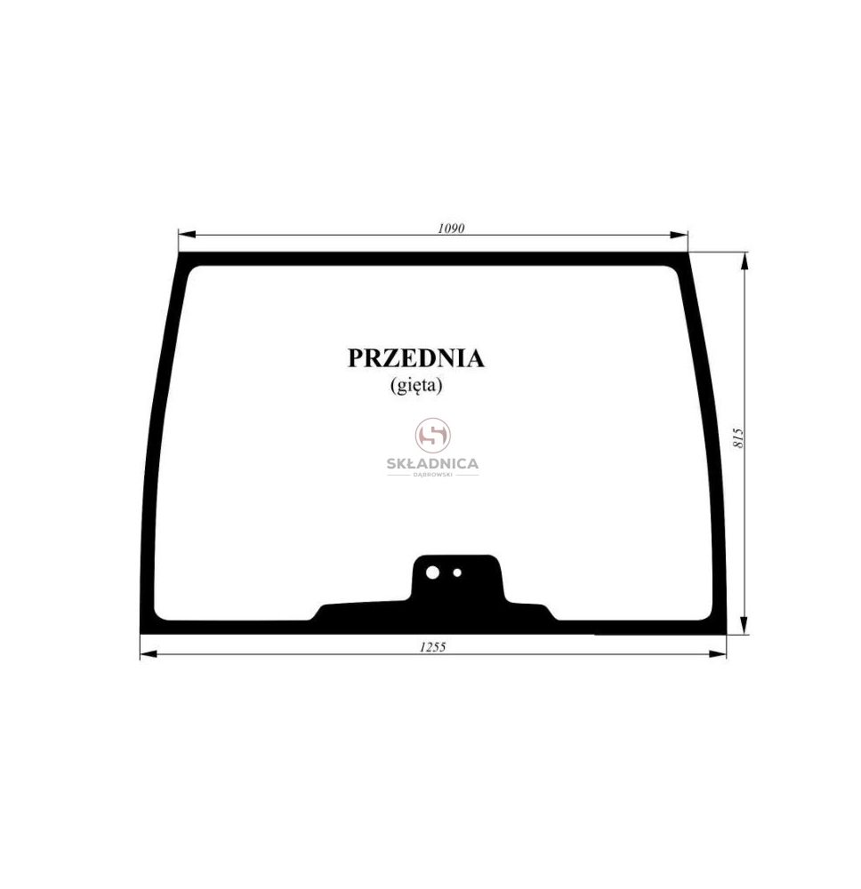 SZYBA PRZEDNAI FENDT [CFK120]