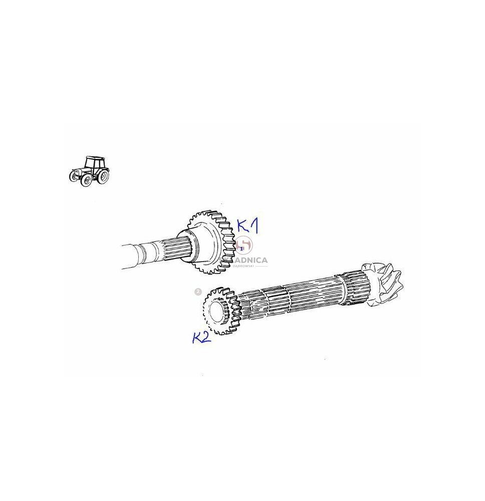 KPL KÓŁ Z-36/Z-24   - UŻYWANE- [CFN803-U]