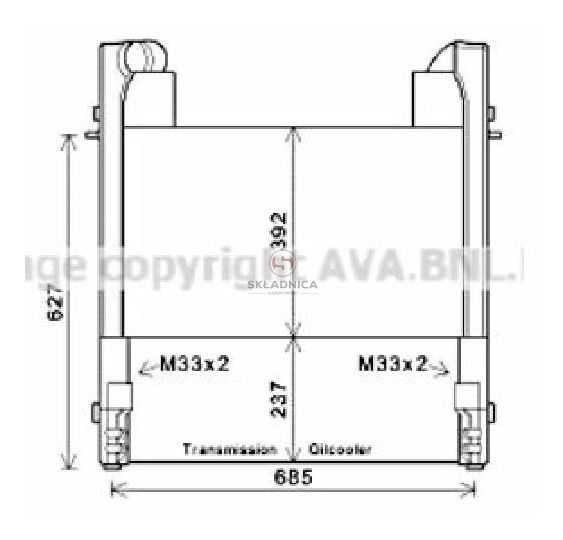CHŁODNICA INTERCOOLER [CFS812]