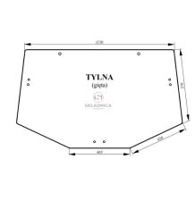 SZYBA TYLNA 1150*760   JD  SERIA 6000 [CJK103]