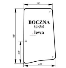 SZYBA BOCZNA LEWA [CJK130]