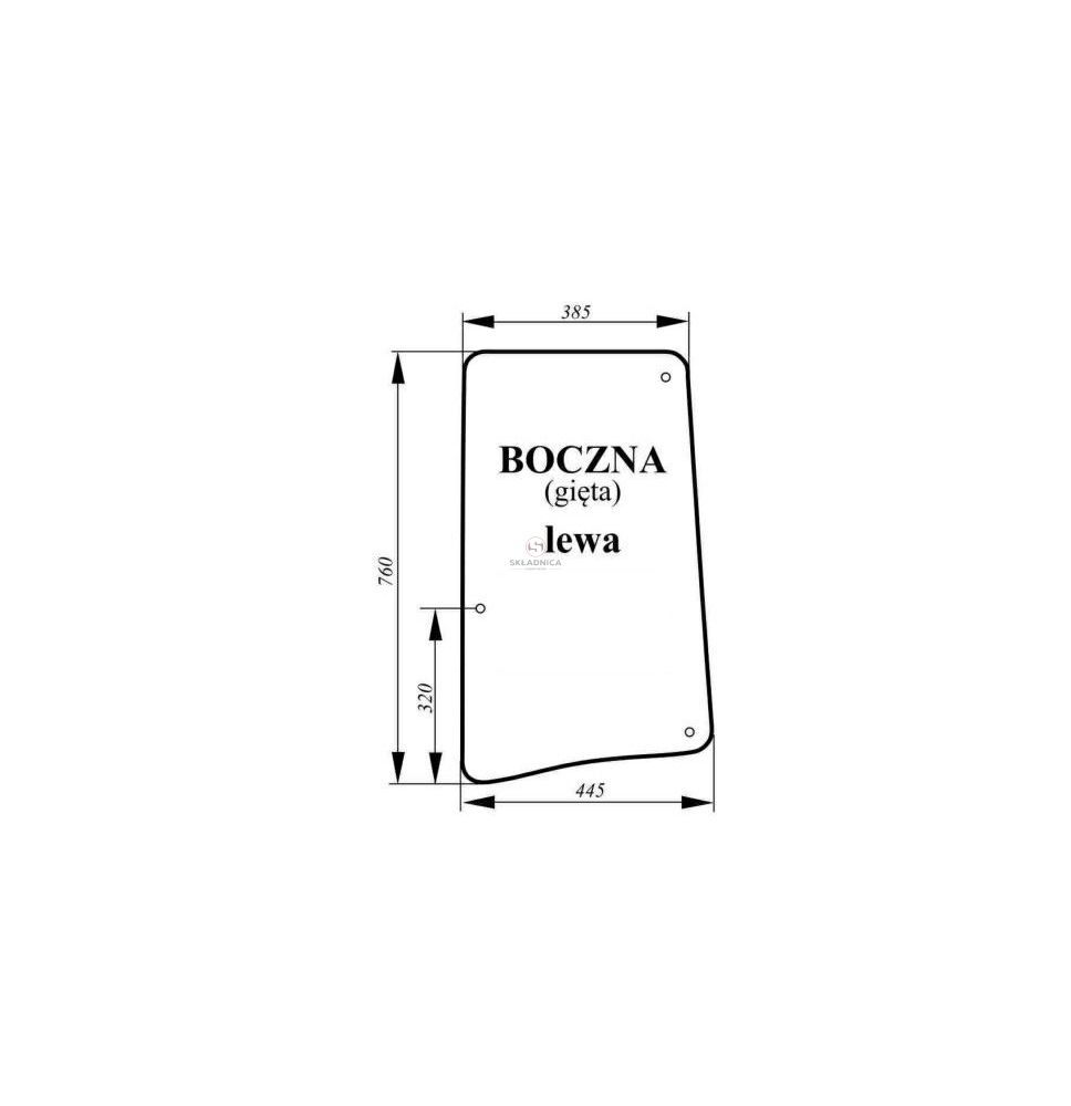 SZYBA BOCZNA LEWA [CJK130]