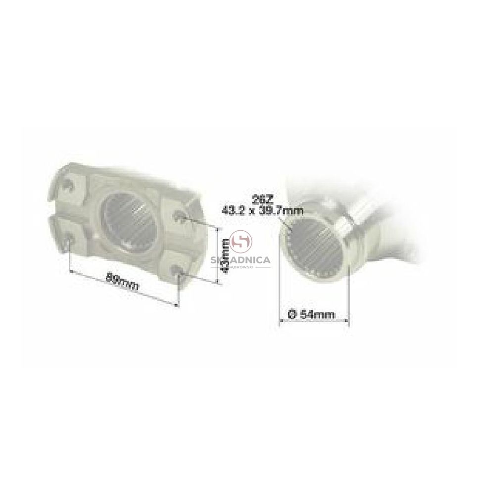 TULEJA ŁĄCZĄCA Z-26 43.2*39.7 [CJN303]