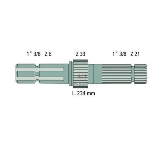 WAŁEK WOM  Z-6 1-3/8"  + Z-21 [CJN620]