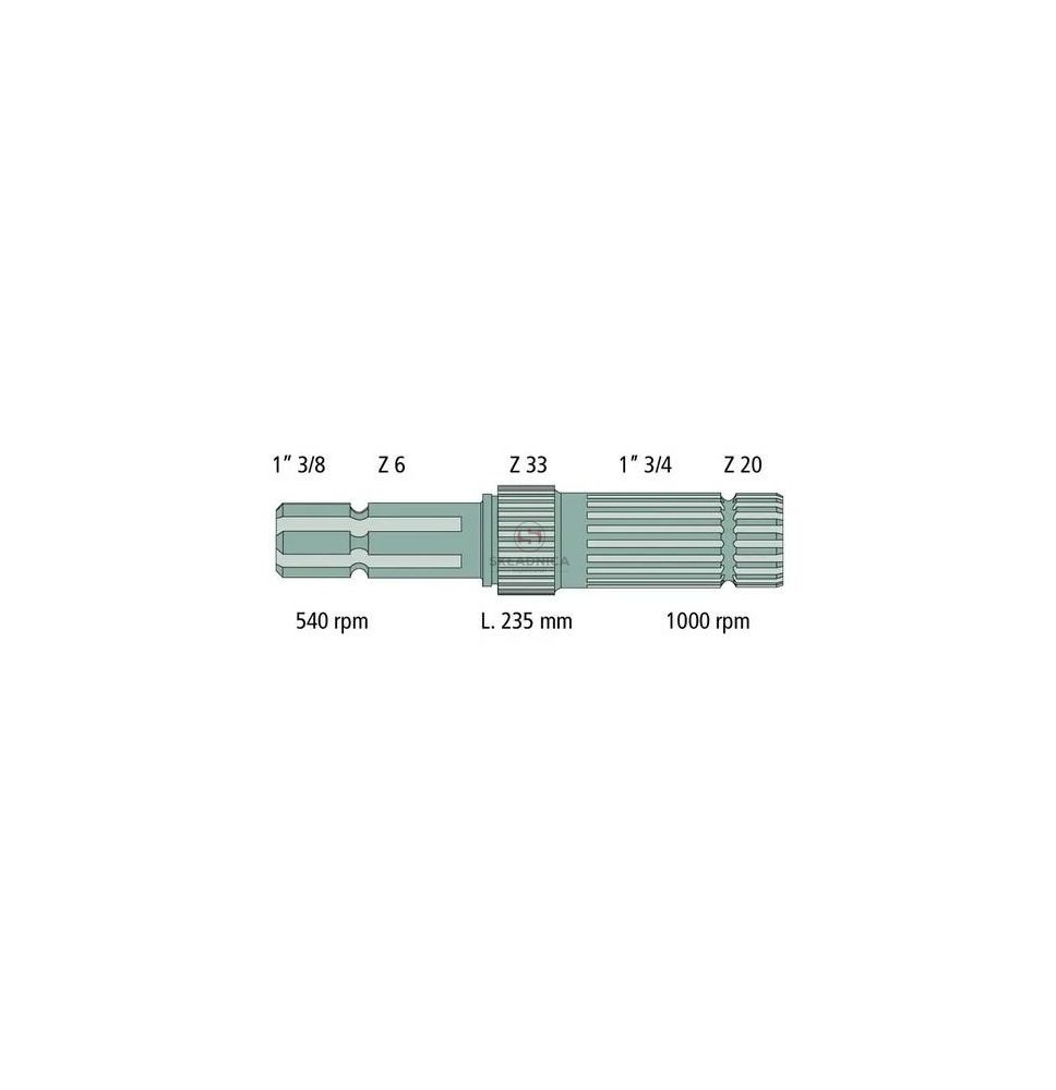 WAŁEK WOM  Z-6 1-3/8" + Z-20 [CJN620-Z20]