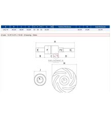 ZESTAW NAPRAWCZY POMPY WODY JD 6404T [CJS524]