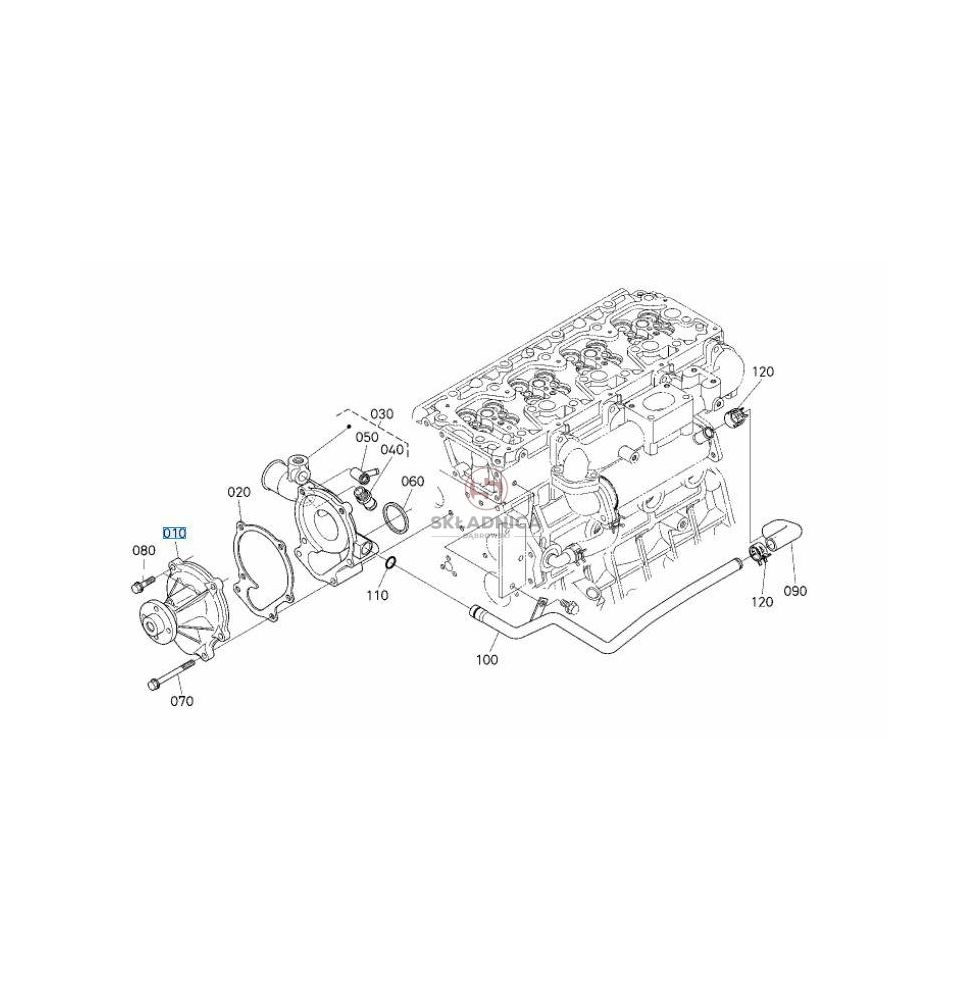 POMPA WODY KUBOTA BIEBRZA [CKS501]