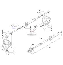PRZEGUB KULOWY 24/26 L-265  M24*1,5 W [CMB022-CAR]
