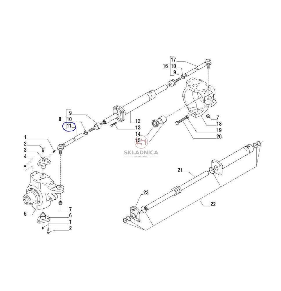 PRZEGUB KULOWY 24/26 L-265  M24*1,5 W [CMB022-CAR]