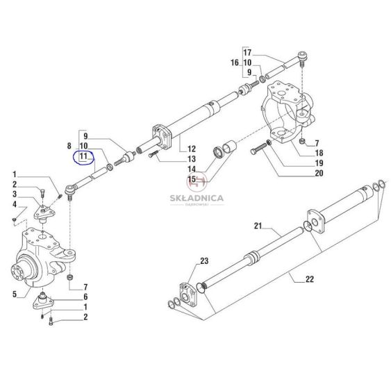 PRZEGUB KULOWY 24/26 L-265  M24*1,5 W [CMB022-CAR]