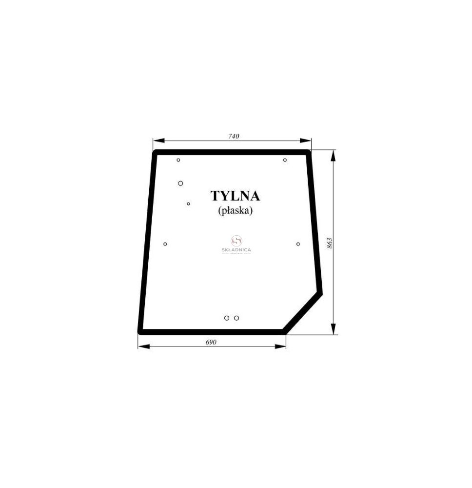 SZYBA TYLNA MF 8470 [CMK103]
