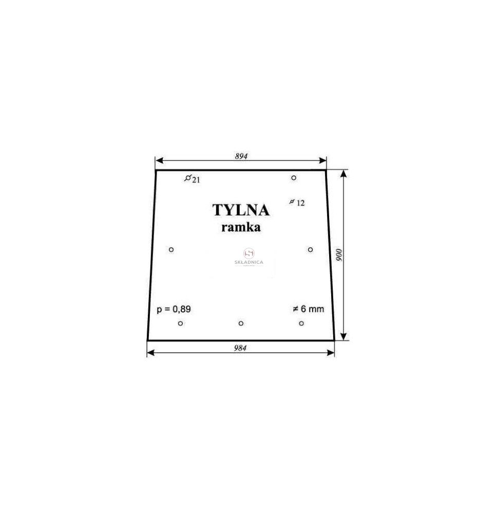 SZYBA TYLNA [CMK119]