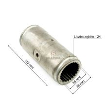 TULEJA ŁĄCZĄCA Z-24 FREZ 35*38  L-112MM [CMM203]