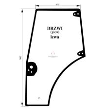 SZYBA DRZWI LEWE [CNK101-L]