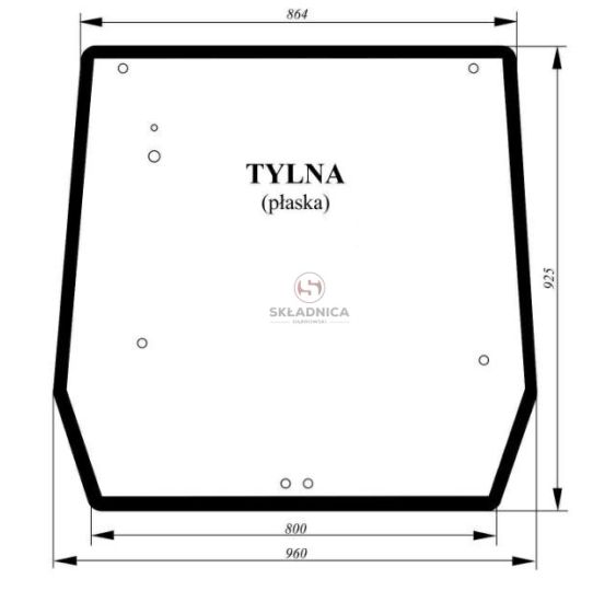 SZYBA TYLNA [CNK110]