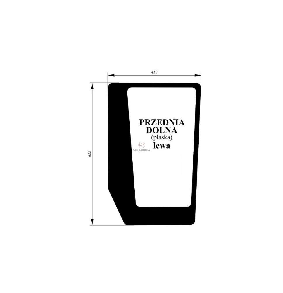 SZYBA PRZEDNIA DOLNA [CNK114]