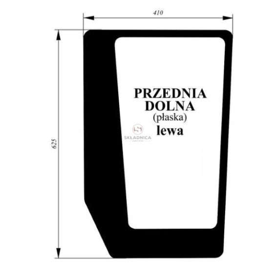 SZYBA PRZEDNIA DOLNA [CNK114]