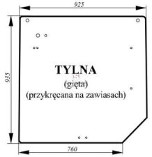 RENAULT SZYBA TYLNA [CRK107]