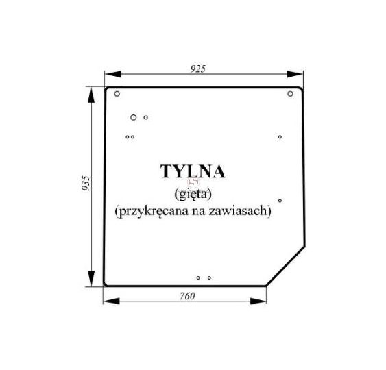 RENAULT SZYBA TYLNA [CRK107]