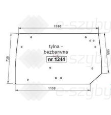 SZYBA RENAULT TYLNA [CRK136]