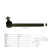 PRZEGUB KULOWY 20/22  L-295  M18*1.5 W [CWB007]